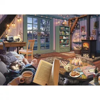 RAVENSBURGER Puzzle My Haven Cozy Garden Shed (1000 peças)