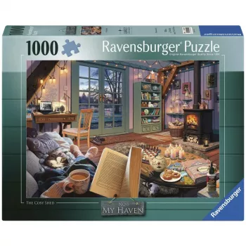 RAVENSBURGER Puzzle My Haven Cozy Garden Shed (1000 peças)