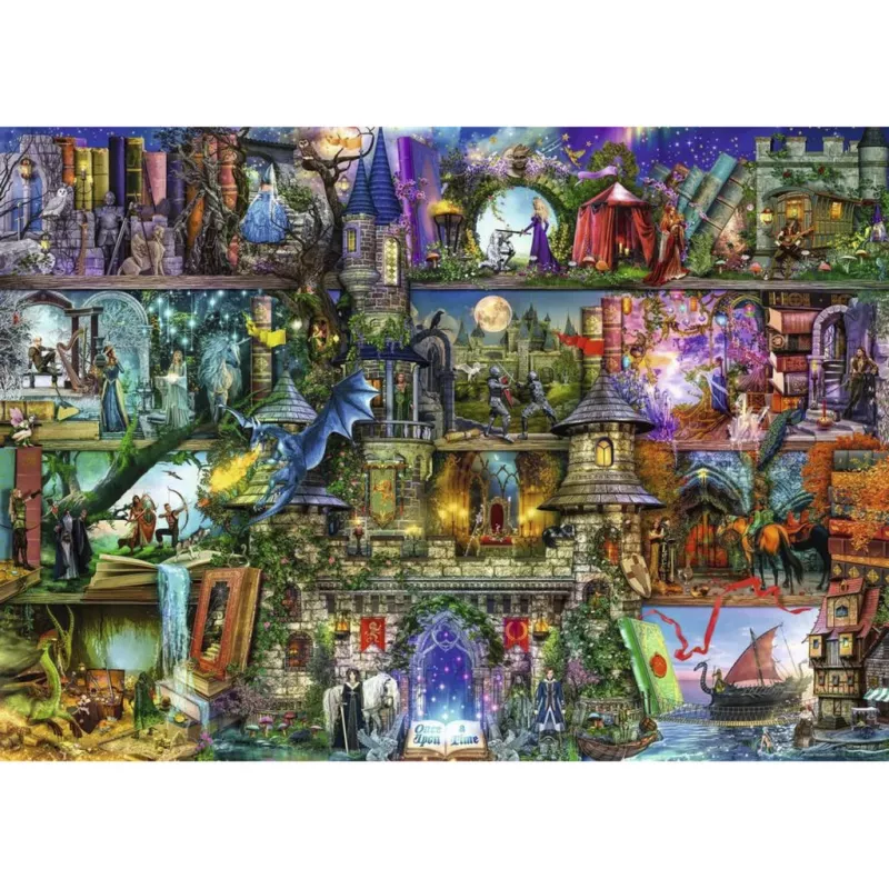 RAVENSBURGER Puzzle Mitos e lendas (1000 peças)