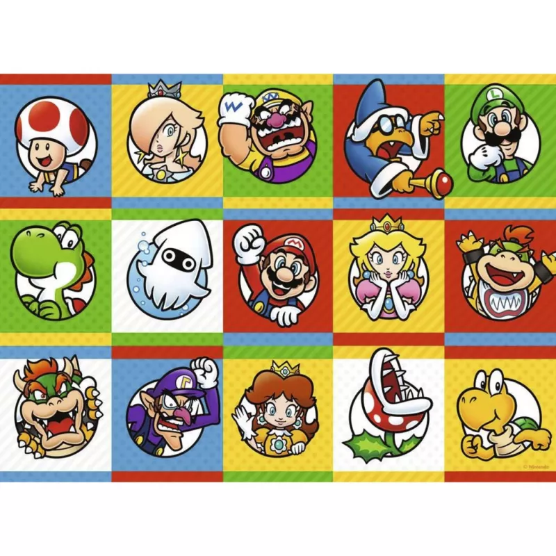 Puzzle Ravensburger Nintendo Super Mario - Character Collection (200 peças)