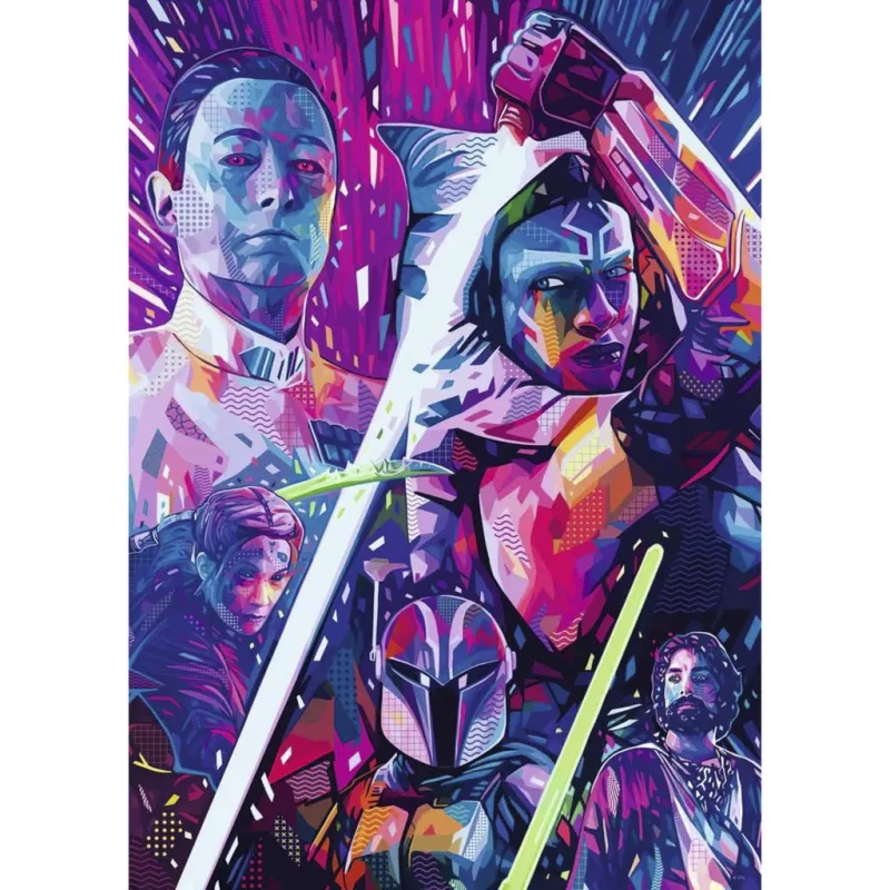 Ravensburger Puzzle Star Wars The Hyperspace Collection: Ahsoka (500 peças, peças grandes)