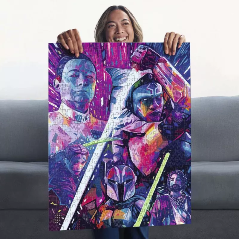 Ravensburger Puzzle Star Wars The Hyperspace Collection: Ahsoka (500 peças, peças grandes)