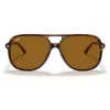 Óculos de sol Ray-Ban Bill RB2198 tartaruga Havana castanho Classic B-15 60 mm unissexo