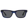 Óculos de sol Ray-Ban Billie RB2283 1339B1 transparente castanho quadrado acetato senhora 52mm