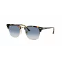 Ray-Ban Clubmaster RB3016 Óculos de sol cinzento transparente azul degradê 51mm