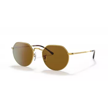 Óculos de sol Ray-Ban Frank RB3565 unissexo 53/20/145 mm dourado castanho