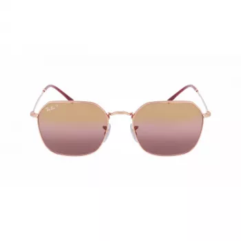 Óculos de sol de mulher Ray-Ban Frank RB3694 Shiny Gold Dark Green 53mm