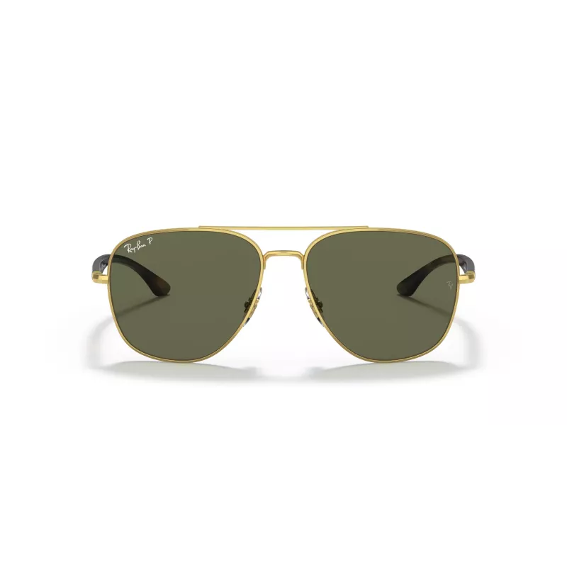 Ray-Ban Frank Óculos de sol RB3683 ouro metal verde G-15 56mm unissexo