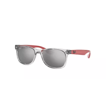 Ray-Ban Junior RJ9052S70636G Óculos de sol de criança azul transparente azul-claro degradê 48 mm