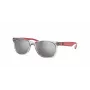 Ray-Ban Junior RJ9052S70636G Óculos de sol de criança azul transparente azul-claro degradê 48 mm