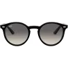Óculos de sol Ray-Ban Junior RJ9064S100114 transparente cinzento Light Grey Degradê 44mm