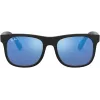 Óculos de sol Ray-Ban Junior RJ9069S702855 azul transparente 48mm