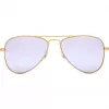 Óculos de sol Ray-Ban Junior RJ95062494V5 criança - armação azul transparente, lentes espelhadas azuis, 50 mm