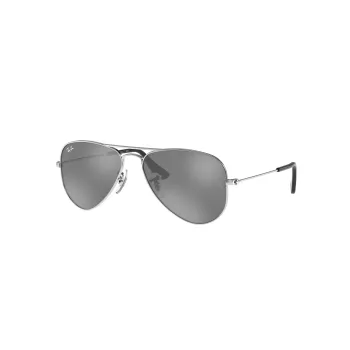 Óculos de sol de criança Ray-Ban Junior RJ9506S2126G5 piloto transparente azul cinzento degradê 50/13/120 mm