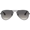 Ray-Ban Junior RJ9506S220115 Óculos de sol, preto mate, lentes cinzentas degradê, 50/13/120 mm