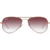 Ray-Ban Junior RJ9506S281755 óculos de sol Havana castanho clássico B-15 50 mm