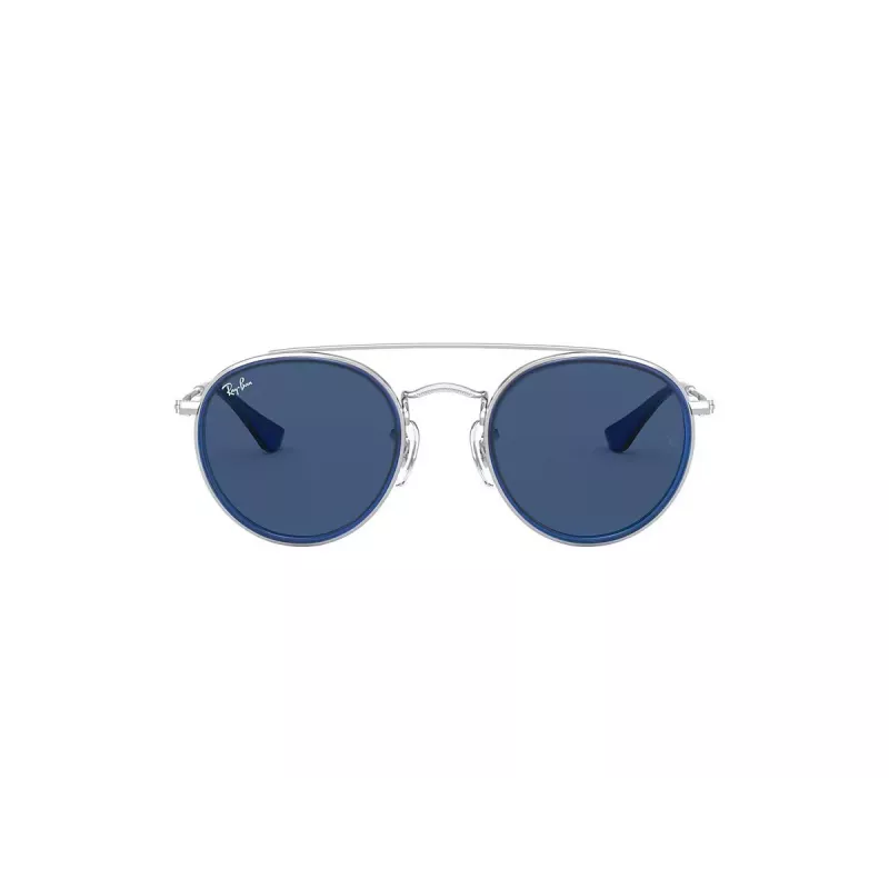 Ray-Ban Junior RJ9647S212804 óculos de sol de criança - preto brilhante/cinzento - 46/21/130 mm