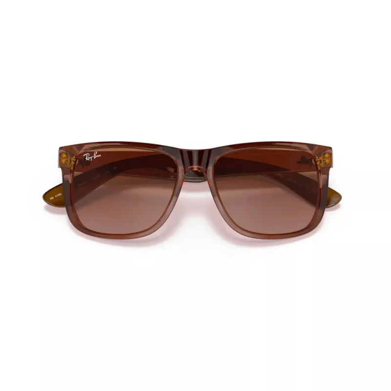 Ray-Ban Justin Óculos de sol RB4165 659413 55-16-145 Rubber Havana Brown Gradient