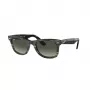 Ray-Ban Original Wayfarer Classic Óculos de sol RB2140-136071 Armação cinzento transparente Lente cinzento degradê 55/18/145 mm