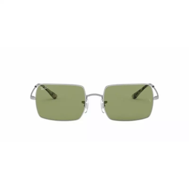 Óculos de sol Ray-Ban RB1969-91974E unissexo, armação dourada, lentes verdes G-15, 54/19/145 mm