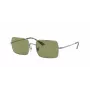Óculos de sol Ray-Ban RB1969-91974E unissexo, armação dourada, lentes verdes G-15, 54/19/145 mm