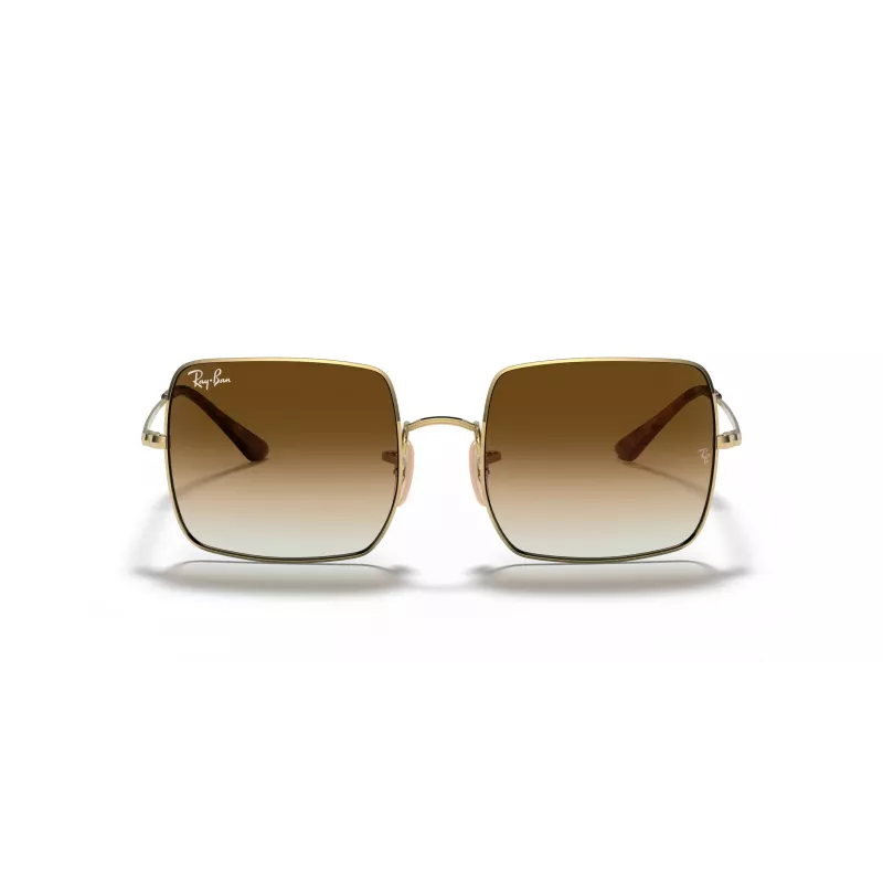 Ray-Ban RB1971-914751 Square 1971 Óculos de sol - Armação dourada polida, lentes castanhas degradê, 54 mm