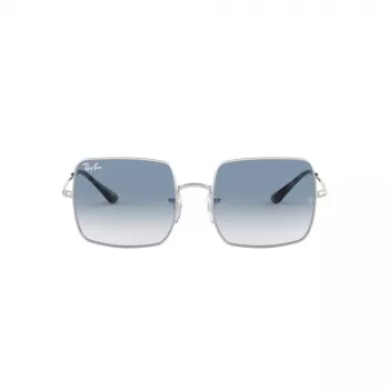 Óculos de sol Ray-Ban RB1971-91493F Square 1971 Classic Dourado Azul-claro degradê 54mm
