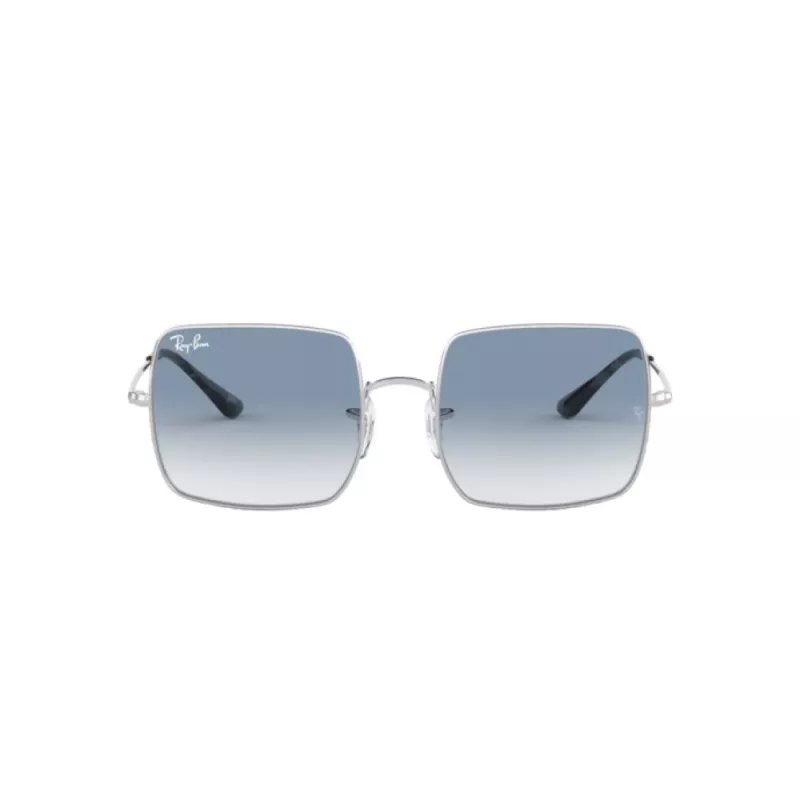 Óculos de sol Ray-Ban RB1971-91493F Square 1971 Classic Dourado Azul-claro degradê 54mm