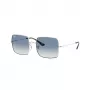Óculos de sol Ray-Ban RB1971-91493F Square 1971 Classic Dourado Azul-claro degradê 54mm
