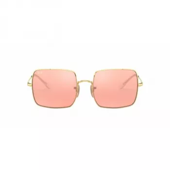 Óculos de sol Ray-Ban RB1971 Square 1971 Classic dourado rosa-castanho degradê 54mm