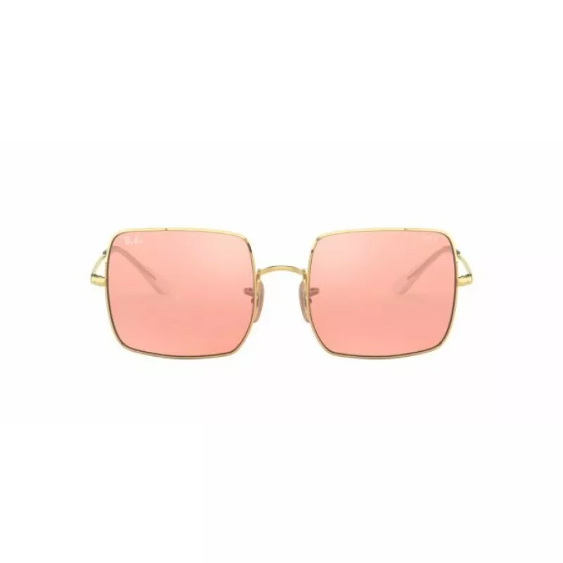 Óculos de sol Ray-Ban RB1971 Square 1971 Classic dourado rosa-castanho degradê 54mm