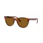 Óculos de sol Ray-Ban RB2185 Wayfarer II Havana listrado castanho degradê 52mm