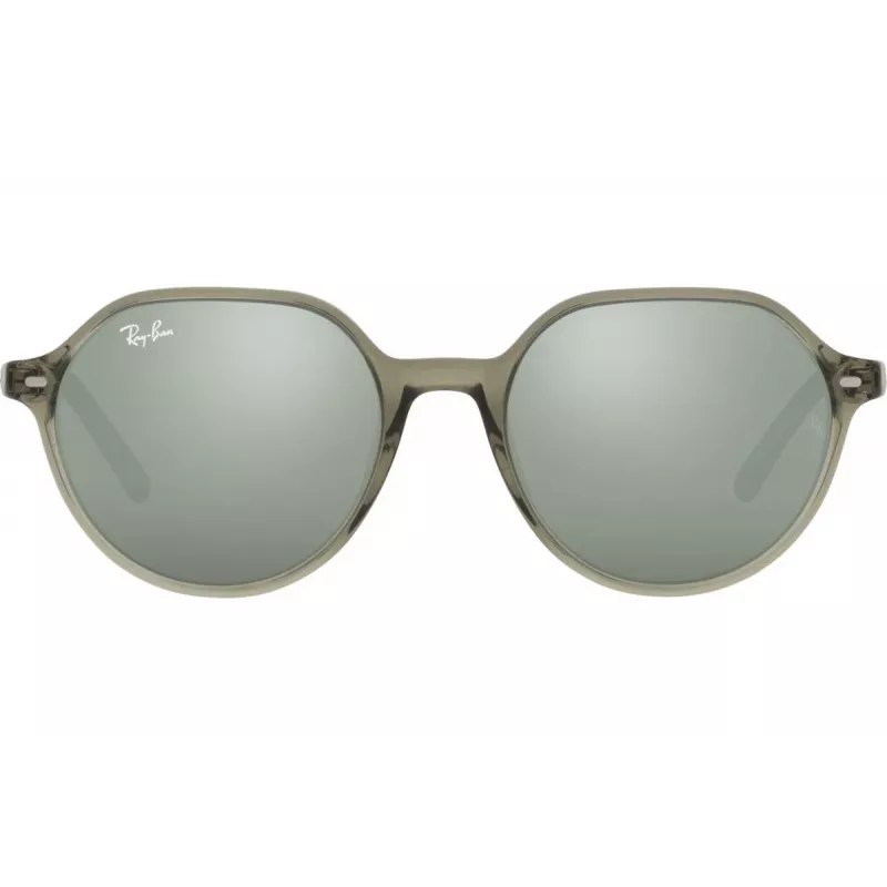 Óculos de sol Ray-Ban RB2195 Hawkeye cinzento transparente azul claro/degradê violeta 51mm