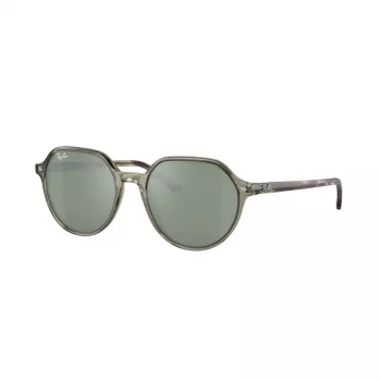 Óculos de sol Ray-Ban RB2195 Hawkeye cinzento transparente azul claro/degradê violeta 51mm