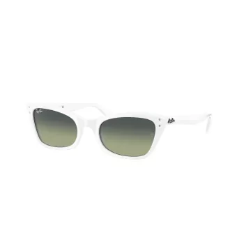 Óculos de sol Ray-Ban RB2299975BH52 Lady Burbank, mulher, armação de acetato, castanho listrado, quadrados, lentes degradê, 52/21/145 mm