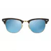 Óculos de sol Ray-Ban RB3016 Clubmaster 51/21/145 Havana verde espelhado prateado