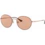 Óculos de sol Ray-Ban RB3612 Marshal II hexagonal dourado/castanho degradê 56mm