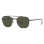 Ray-Ban RB3688 Óculos de sol gunmetal verde G-15 57mm