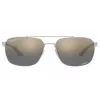 Ray-Ban RB3701003J059 óculos de sol de homem armação de metal dourada lentes verde/azul degradê 59mm