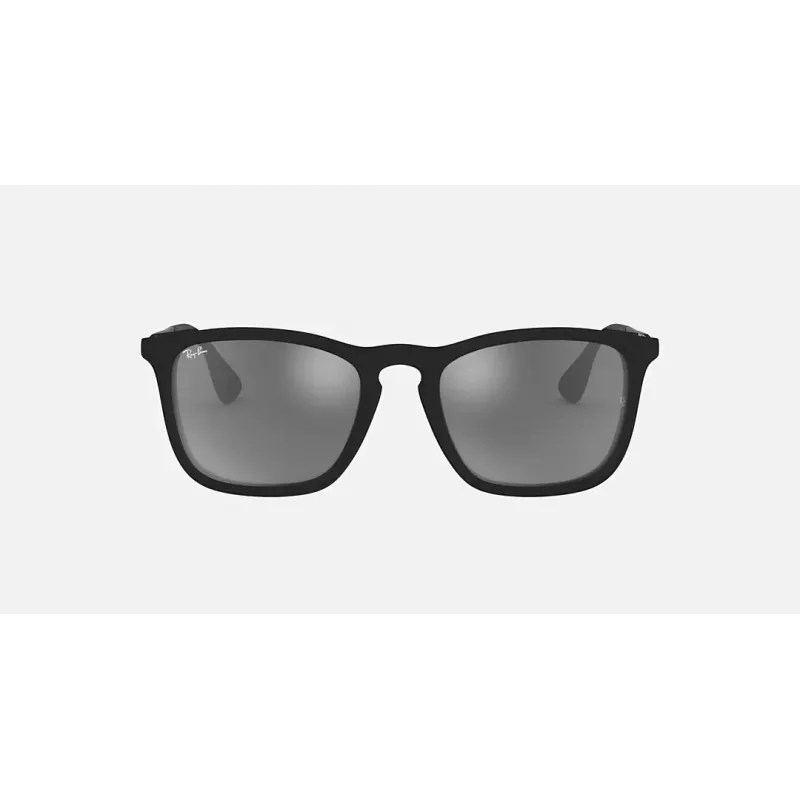 Ray-Ban RB4187F60756G Chris Óculos de sol de mulher 54/18/145 mm Havana fosco Verde Prateado Espelhado
