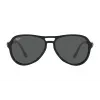 Óculos de sol unissexo Ray-Ban RB4355601B158, armação preta polida, lentes G-15 verdes, 58/15/140 mm