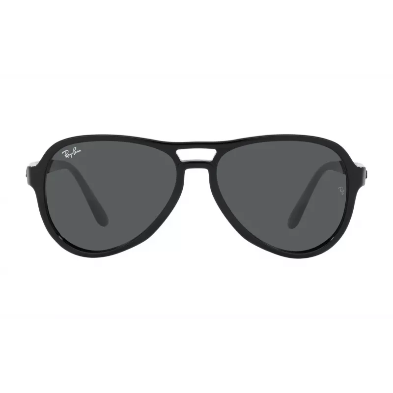 Óculos de sol unissexo Ray-Ban RB4355601B158, armação preta polida, lentes G-15 verdes, 58/15/140 mm