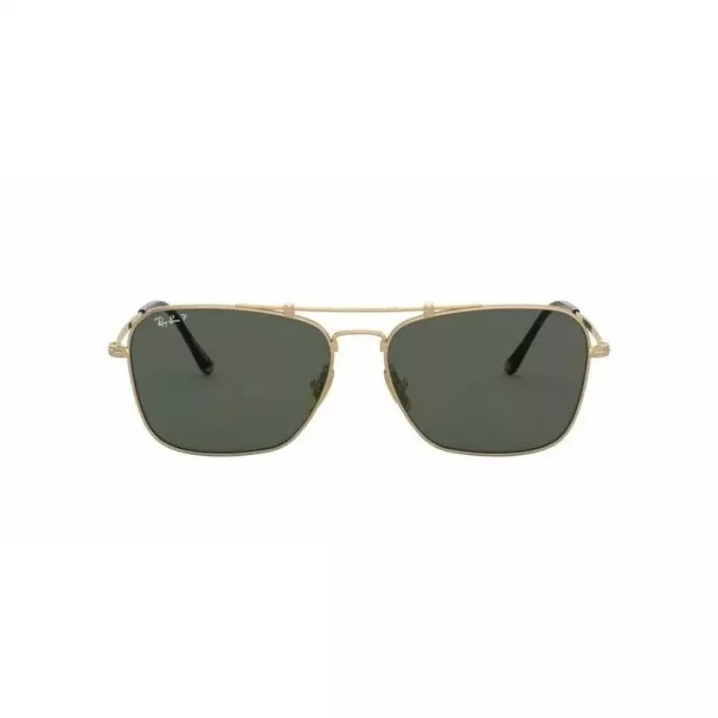 Ray-Ban RB8136M914358 óculos de sol de homem, preto mate, armação quadrada, lentes cinzentas, 58/15/140 mm