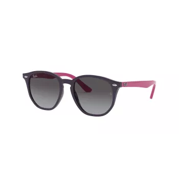 Óculos de sol Ray-Ban RJ9070S70218G criança, cinzento transparente, quadrados, 46 mm