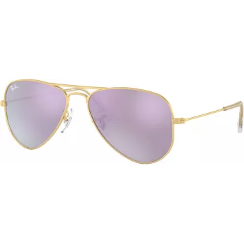 Ray-Ban RJ9506S2494V5 Óculos de sol de criança - armação azul transparente, lentes degradê azuis, largura das lentes 50 mm