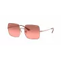 Óculos de sol Ray-Ban Square 1971 RB1971 dourado cinzento-escuro 54mm unissexo