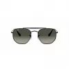 Óculos de sol Ray-Ban The Marshal RB3648 - armação preta, lentes verdes Classic G-15, 54/21/145 mm
