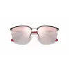 Ray-Ban Unissexo RB3673MF060H2 Óculos de sol geométricos dourados com lentes azul-escuro, 56 mm