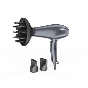 Ray Battler RB 0911 Secador de cabelo HD-0911 - 2000W Iões Cerâmica com jato de ar frio, Preto