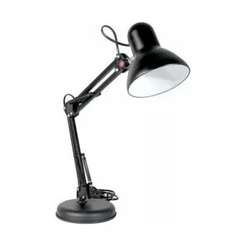 Candeeiro de secretária retro RealPower SL-70, metal preto